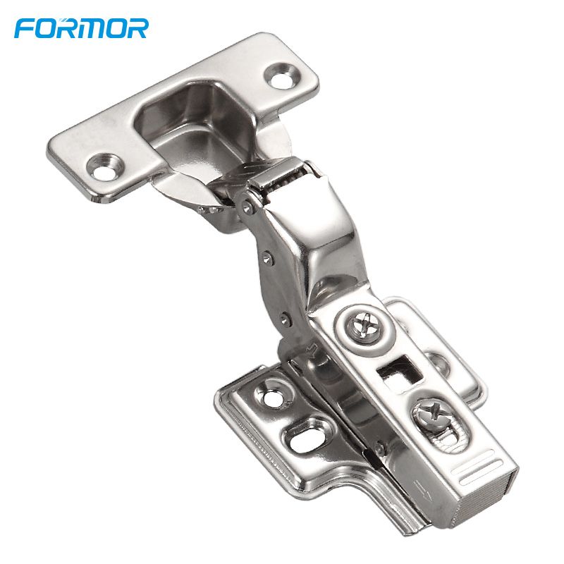 Hydraulic hinge one way square base clip on