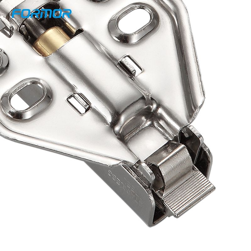 Hydraulic hinge one way triangle base clip on