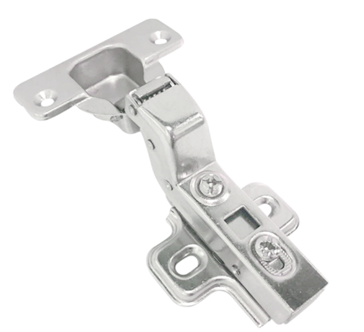 Hydraulic hinge one way square base 98g 2 holes