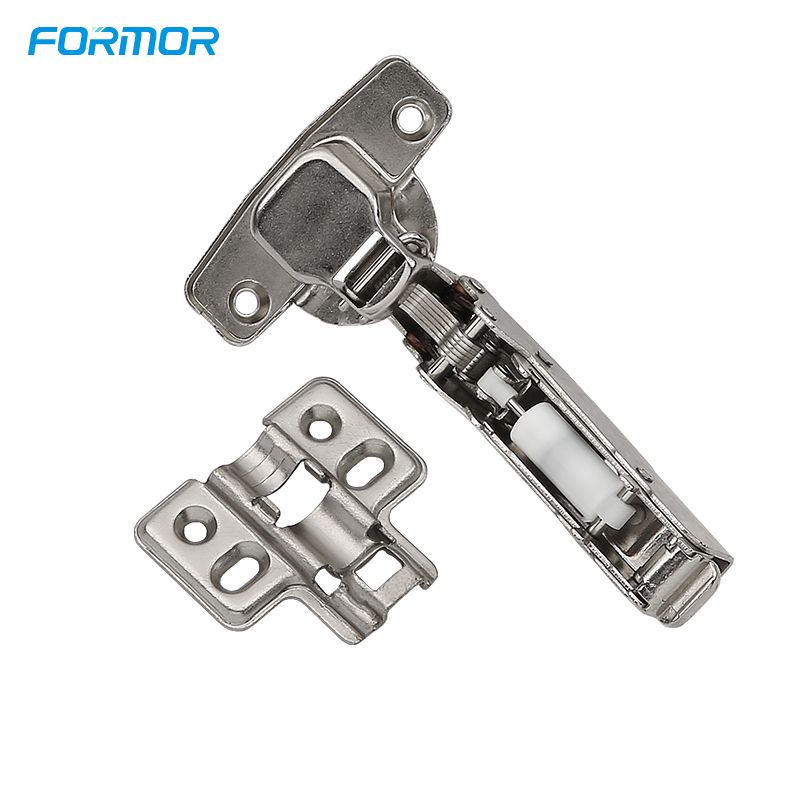 Hydraulic hinge two way square base clip on