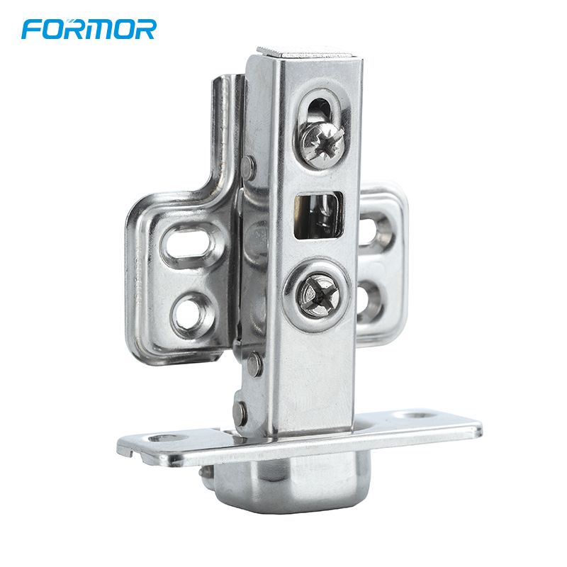 Hydraulic hinge one way stainless 201 square base clip on iron clip