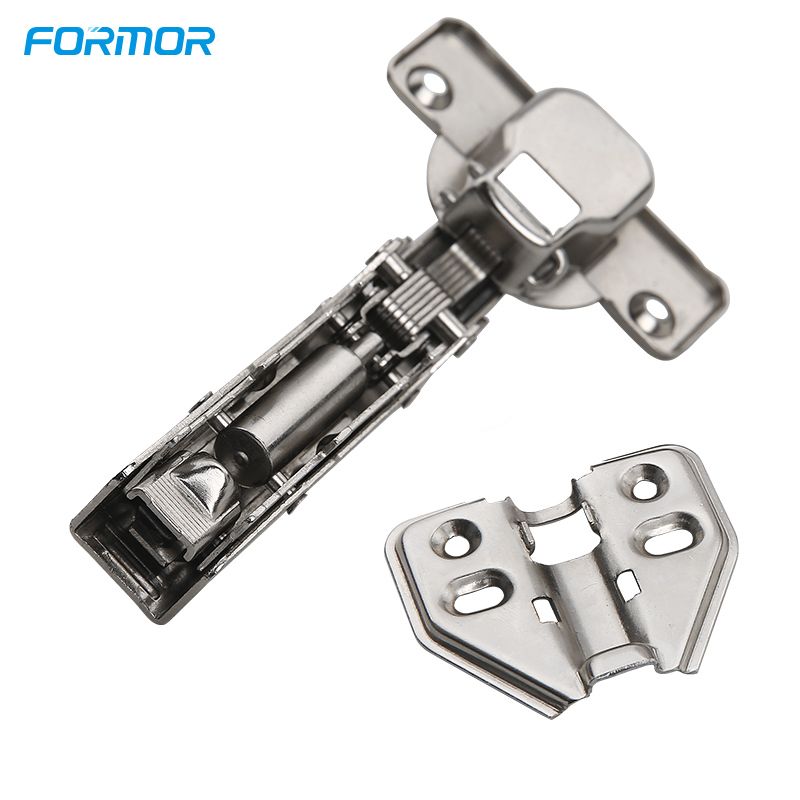 Hydraulic hinge one way triangle base iron clip