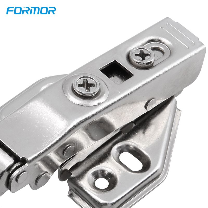 Hydraulic hinge one way triangle base iron clip