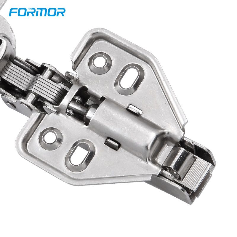 Hydraulic hinge one way triangle base alloy clip