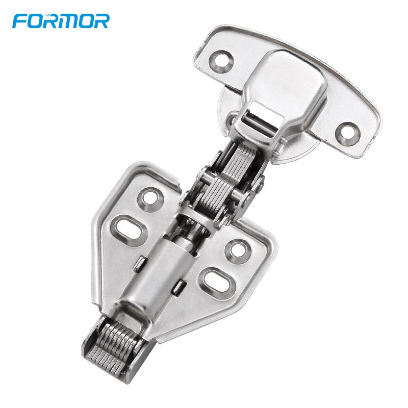 Hydraulic hinge one way triangle base iron clip curve cup edge