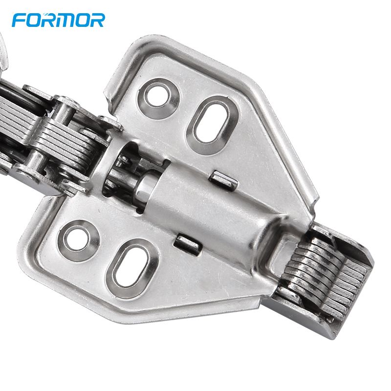 Hydraulic hinge one way triangle base iron clip curve cup edge